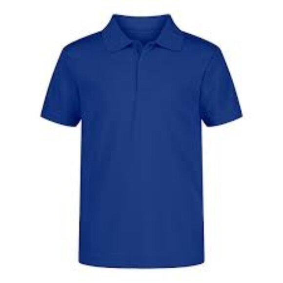 Izod Boys Performance Stretch Short Sleeve Polo Shirt in Royal New With Tags - Picture 1 of 2